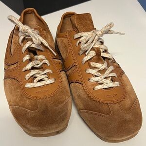 Dries Van Noten Italian Leather Brown Suede Sneakers w box 📦